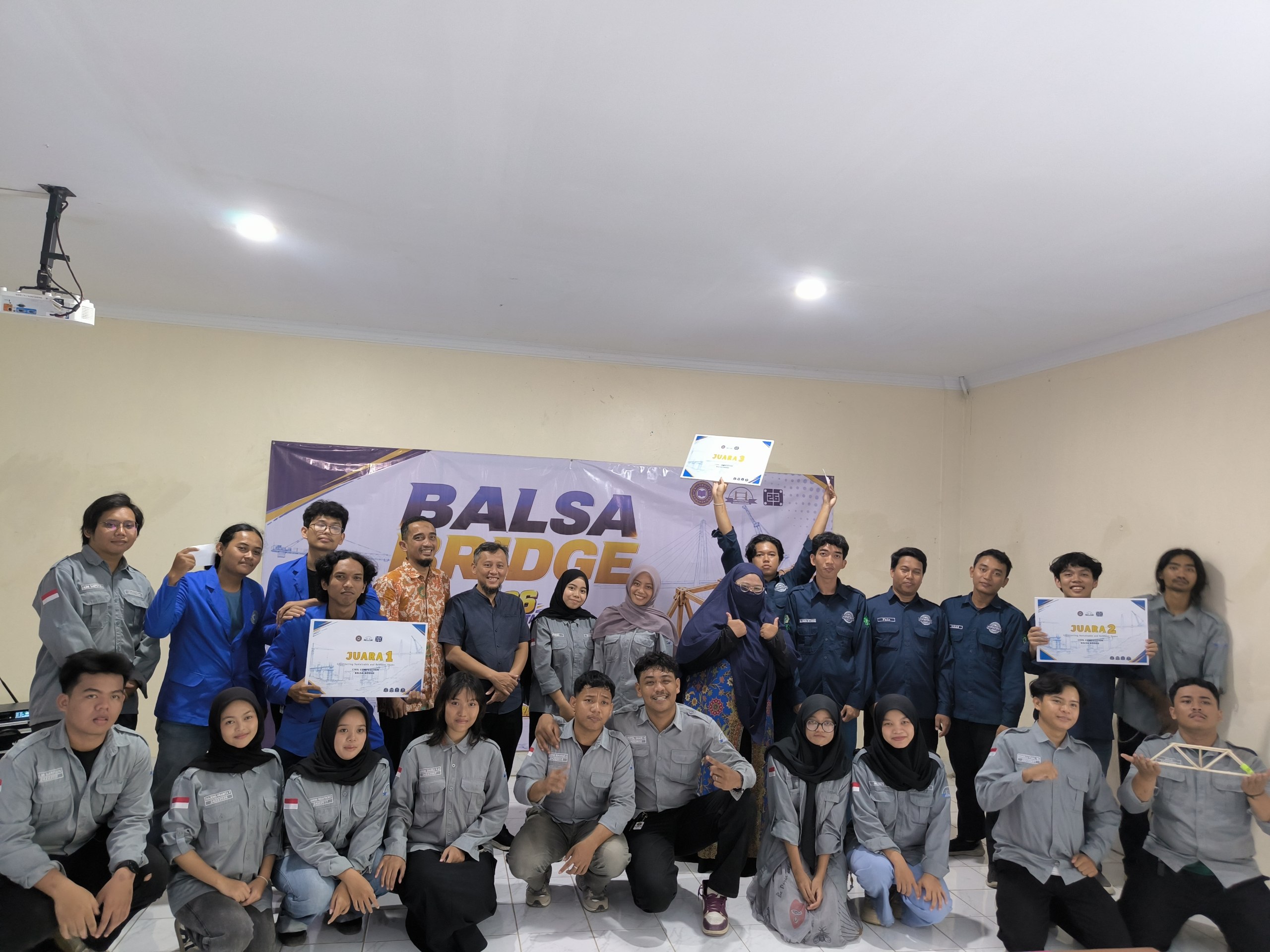 Himpunan Mahasiswa Teknik Sipil Universitas Gunung Kidul Mengadakan agenda Civil Competition Balsa Bridge 2026: "Constructing Sustainable and Resilient Spans"